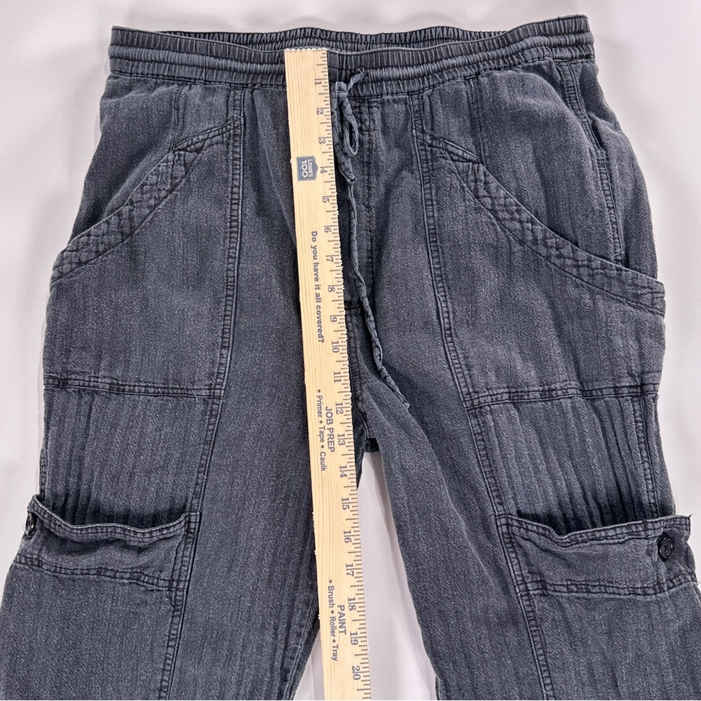 Free People Women The Good Utility Cargo Pants Linen M - Picture 12 of 14